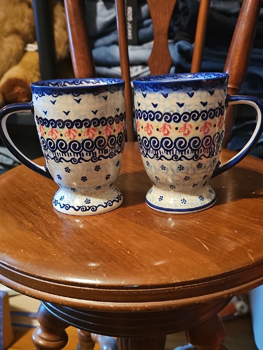 Polish Pottery Coffee Cups